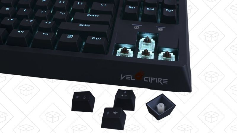 Teclado mecánico Velocifire, $25 con código 43NROQKN | Teclado completo, $34 con código 43NROQKN
